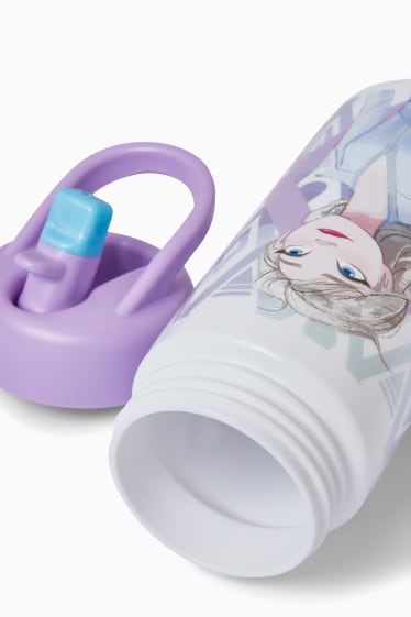 Kinder Mädchen - Die Eiskönigin - Trinkflasche - 420 ml - hellviolett