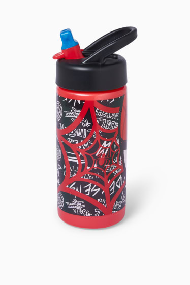 Copii - Băieți - Omul-Păianjen - sticlă de apă - 420 ml - roșu
