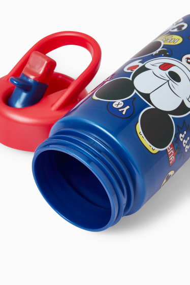 Kinder Jungen - Micky Maus - Trinkflasche - 420 ml - dunkelblau