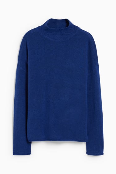 Damen - Pullover - blau