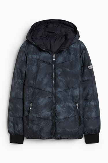 Kinder Jungen - Wendejacke - schwarz