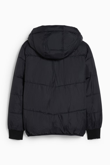 Kinder Jungen - Wendejacke - schwarz