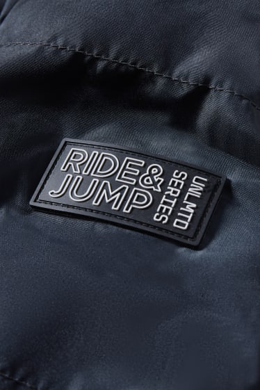 Kinder Jungen - Wendejacke - schwarz
