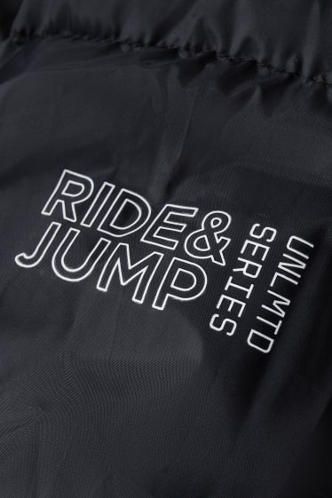 Kinder Jungen - Wendejacke - schwarz