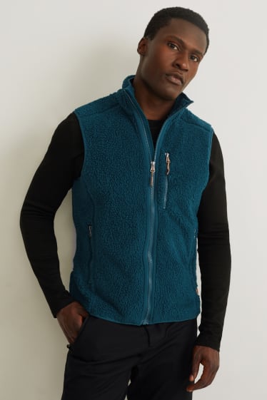 Heren - Fleece bodywarmer - THERMOLITE® - turquoise