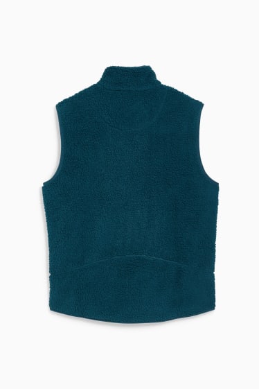 Men - Fleece gilet - THERMOLITE® - turquoise