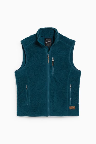 Heren - Fleece bodywarmer - THERMOLITE® - turquoise