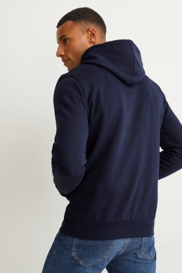 Men - Hoodie - dark blue