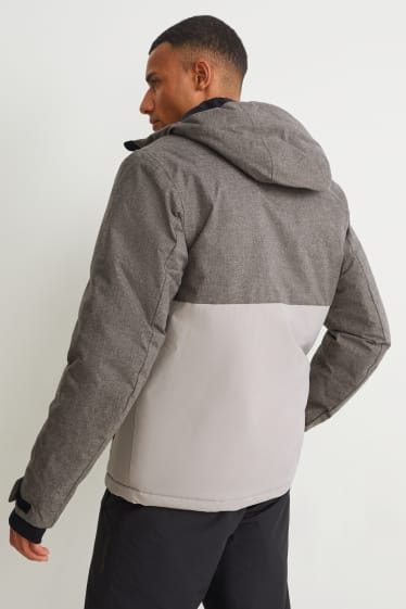Home - Jaqueta d’esquí amb caputxa - gris