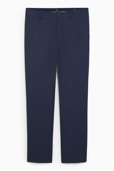 Men - Mix-and-match trousers - regular fit - stretch - LYCRA® - dark blue