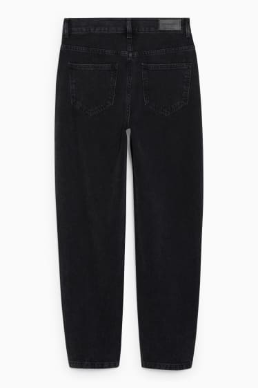 Dames - CLOCKHOUSE - mom jeans - high waist - zwart