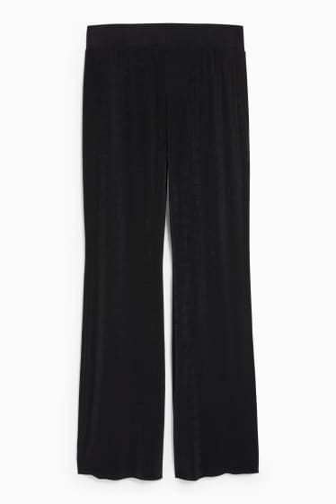 Mujer - CLOCKHOUSE - pantalón de punto - relaxed fit - negro