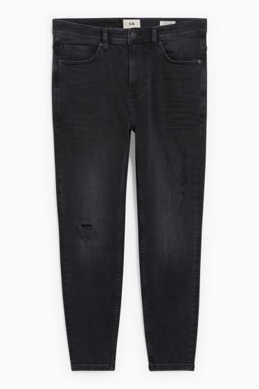 Bărbați - Carrot jeans - LYCRA® - denim-gri închis
