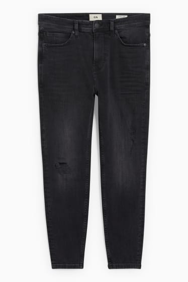 Heren - Carrot jeans - LYCRA® - jeansdonkergrijs