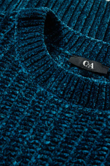 Women - Chenille jumper - dark green