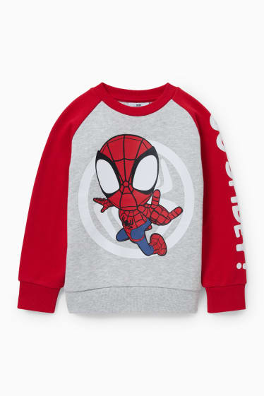 Kinderen - Marvel - sweatshirt - licht grijs-mix