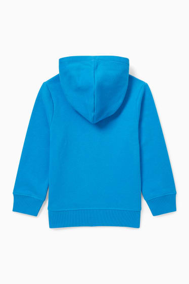 Niños: niños - Spider-Man - sudadera con capucha - con brillos - azul