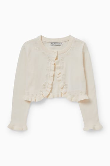 Children Girls - Cardigan - cremewhite