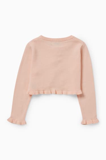 Copii - Fete - Cardigan tricotat - piersică