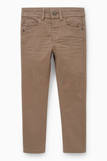 Enfants garçons - Pantalon - skinny fit - LYCRA® - beige