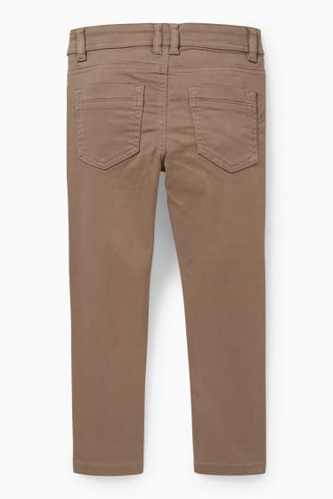 Bambini - Pantaloni - skinny fit - LYCRA® - beige