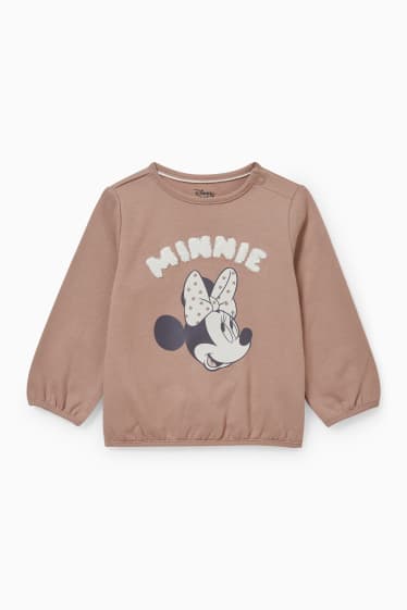 Miminka - Minnie Mouse - outfit pro miminka - 2dílný - světle hnědá