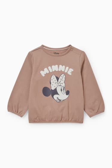 Babys - Minnie Maus - Baby-Outfit - 2 teilig - hellbraun