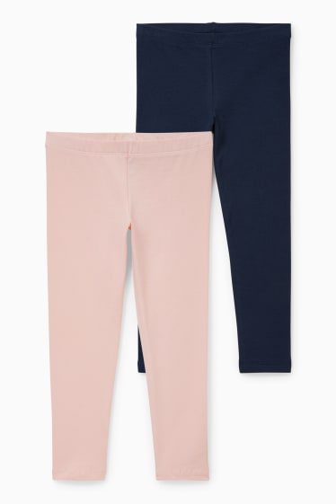 Kinder Mädchen - Multipack 2er - Leggings - dunkelblau