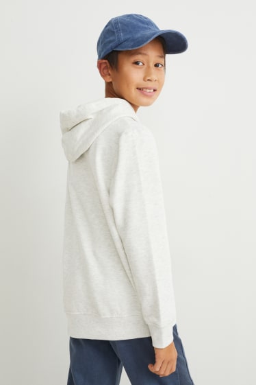 Kinderen - Hoodie - licht grijs-mix