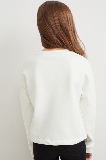 Enfants filles - Sweat - blanc pur