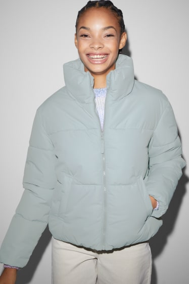 Teens & young adults - CLOCKHOUSE - quilted jacket - mint green