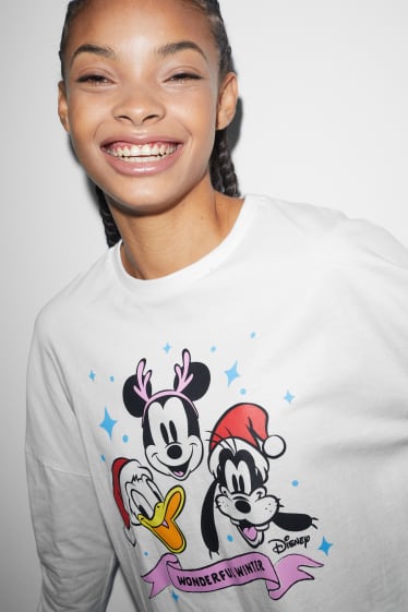 Dona - Part superior de pijama nadalenca - Disney - blanc
