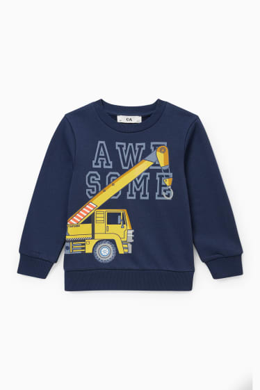 Enfants garçons - Sweat - bleu foncé