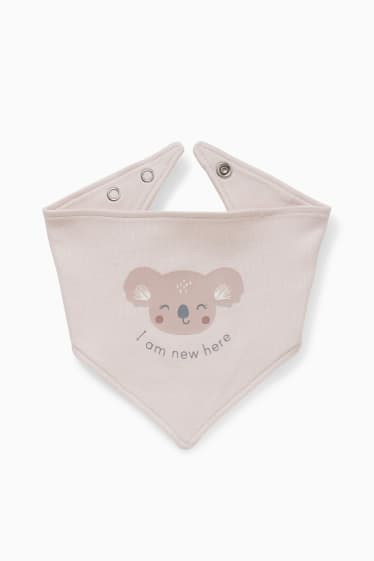 Neonate - Set per neonati - 3 pezzi - bianco / rosa