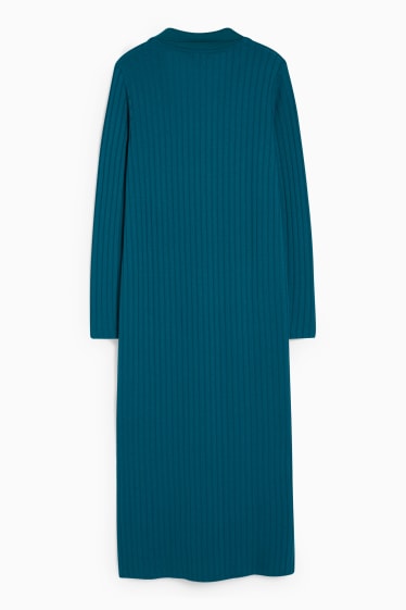 Donna - Vestito aderente - verde scuro