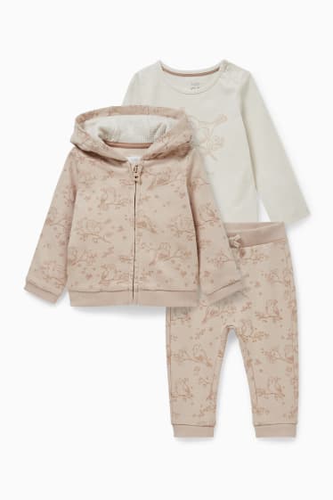 Bébés - Ensemble bébé - 3 pièces - beige