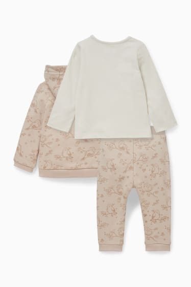 Bébés - Ensemble bébé - 3 pièces - beige