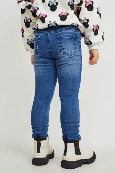 Dětské - Minnie Mouse - jegging jeans - džíny - světle modré
