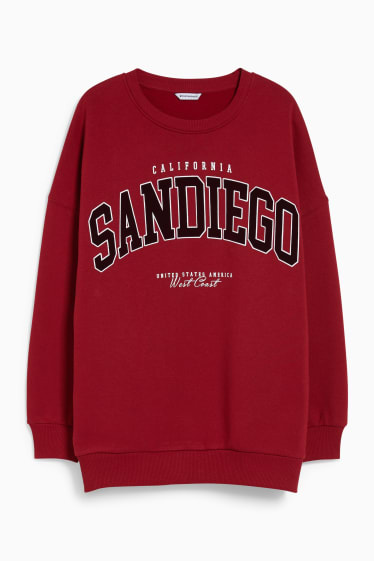 Teens & young adults - CLOCKHOUSE - sweatshirt - dark red