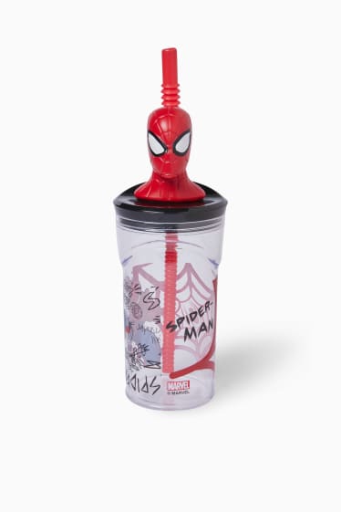 Niños - Spider-Man - vaso - 360 ml - rojo