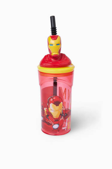 Copii - Băieți - Marvel - pahar din plastic - 360 ml - roșu