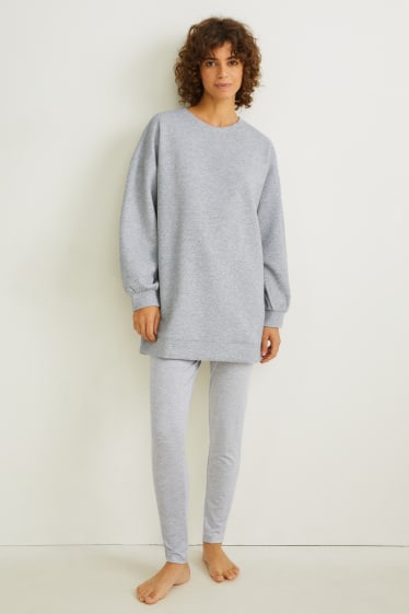 Women - Pyjamas - gray-melange