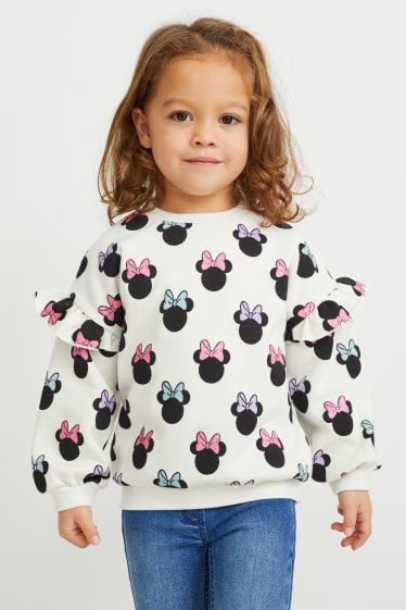 Dzieci - Myszka Minnie - bluza - kremowobiały