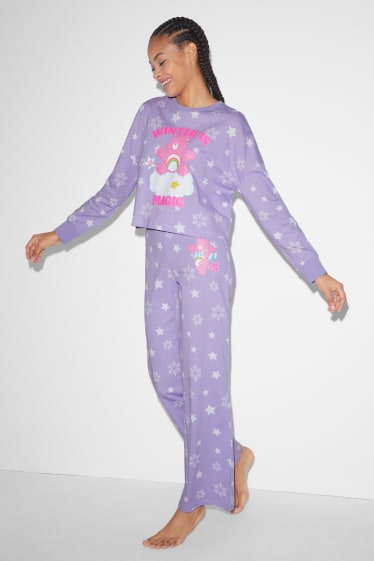 Femmes - CLOCKHOUSE - haut de pyjama - Bisounours - lilas