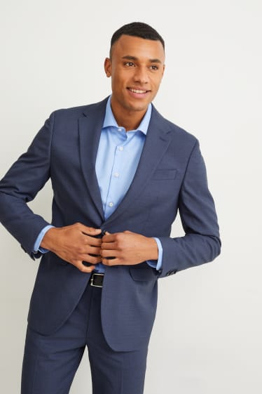 Home - Americana combinable - regular fit - stretch - LYCRA® - blau fosc