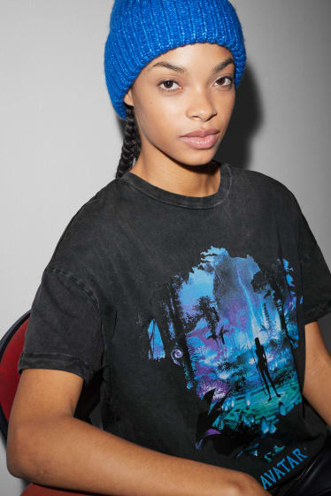 Tieners & jongvolwassenen - CLOCKHOUSE - T-shirt - Avatar - donkergrijs
