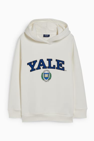 Bambini - Yale University - felpa con cappuccio - bianco