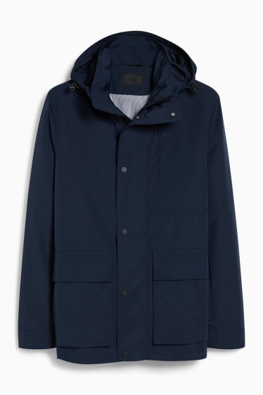 Men - Jacket with hood - dark blue