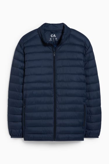 Men - Quilted jacket - dark blue