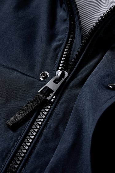 Men - Jacket with hood - dark blue